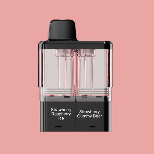 Crystal Prime Twist 40k Pods - Strawberry Raspberry Ice/Strawberry Gummy Bear