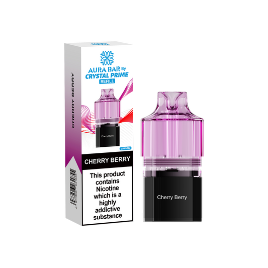 Crystal Prime 10000 Pods - Cherry Berry
