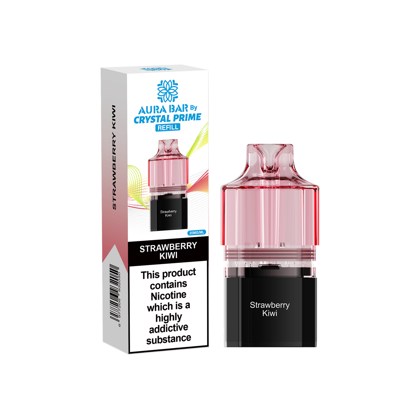Crystal Prime 10000 Pods - Strawberry Kiwi