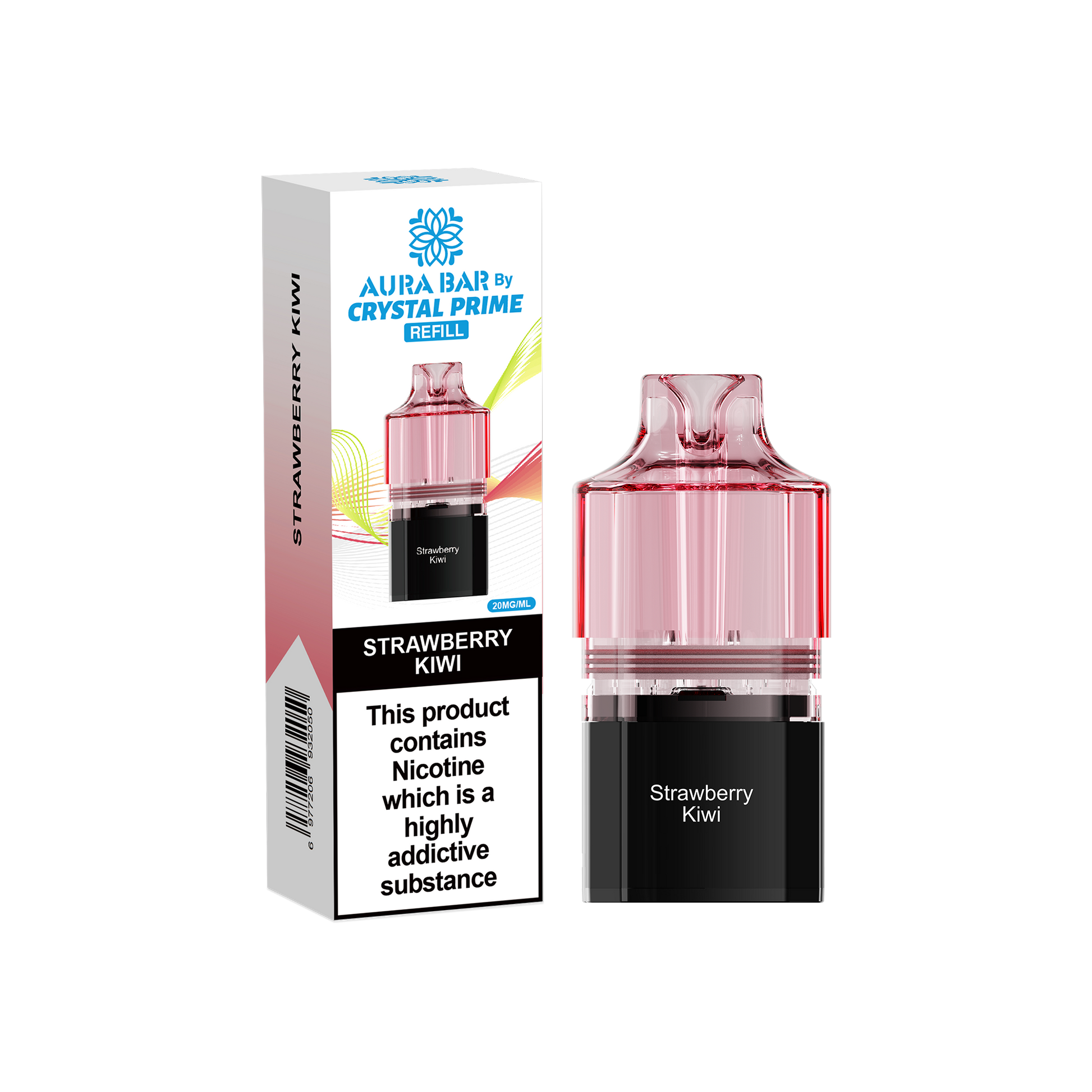 Crystal Prime 10000 Pods - Strawberry Kiwi