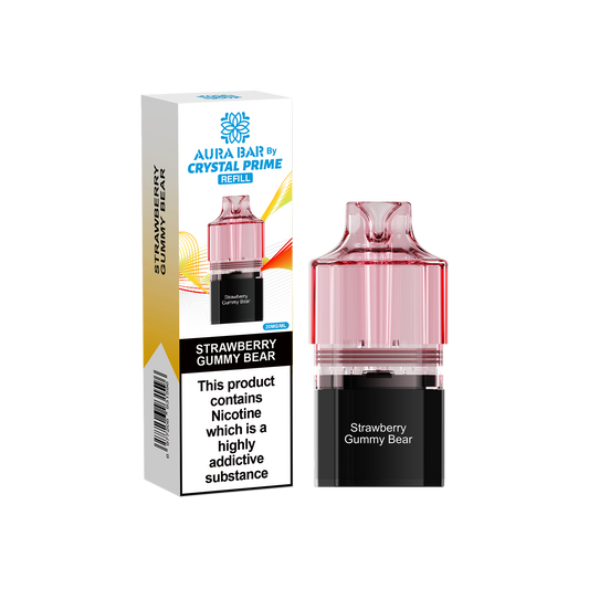 Crystal Prime 10000 Pods - Strawberry Gummy Bear