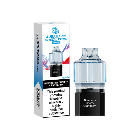 Crystal Prime 10000 Pods - Blueberry Cherry Cranberry