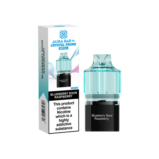 Crystal Prime 10000 Pods - Blueberry Sour Raspberry