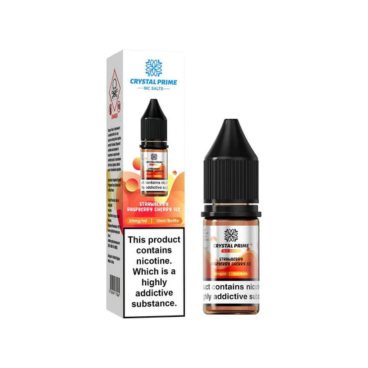 Crystal Prime Salt - Strawberry Raspberry Cherry Ice